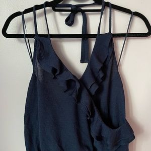 Express Navy Blue Top